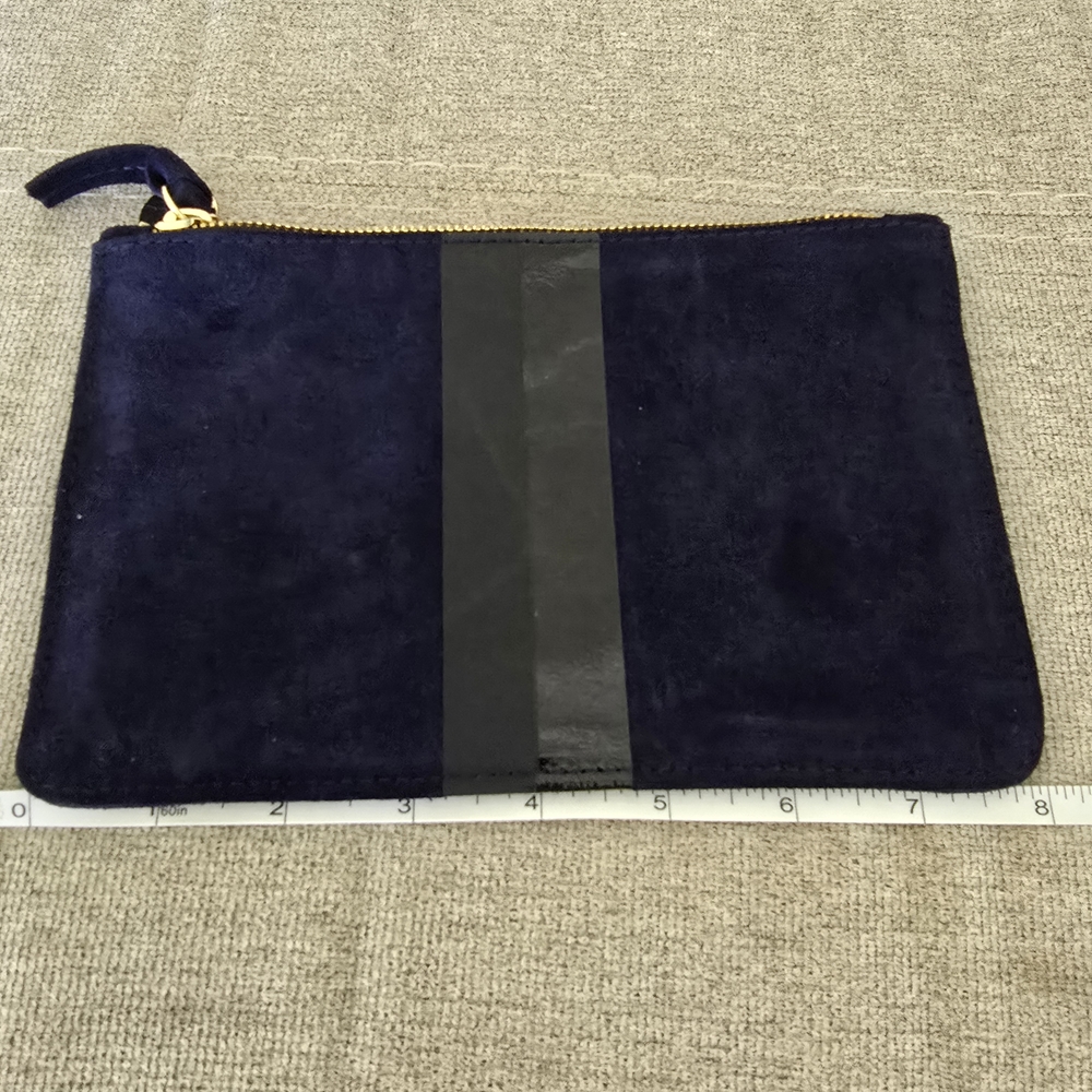 Navy Blue and Black Men's Clutch
